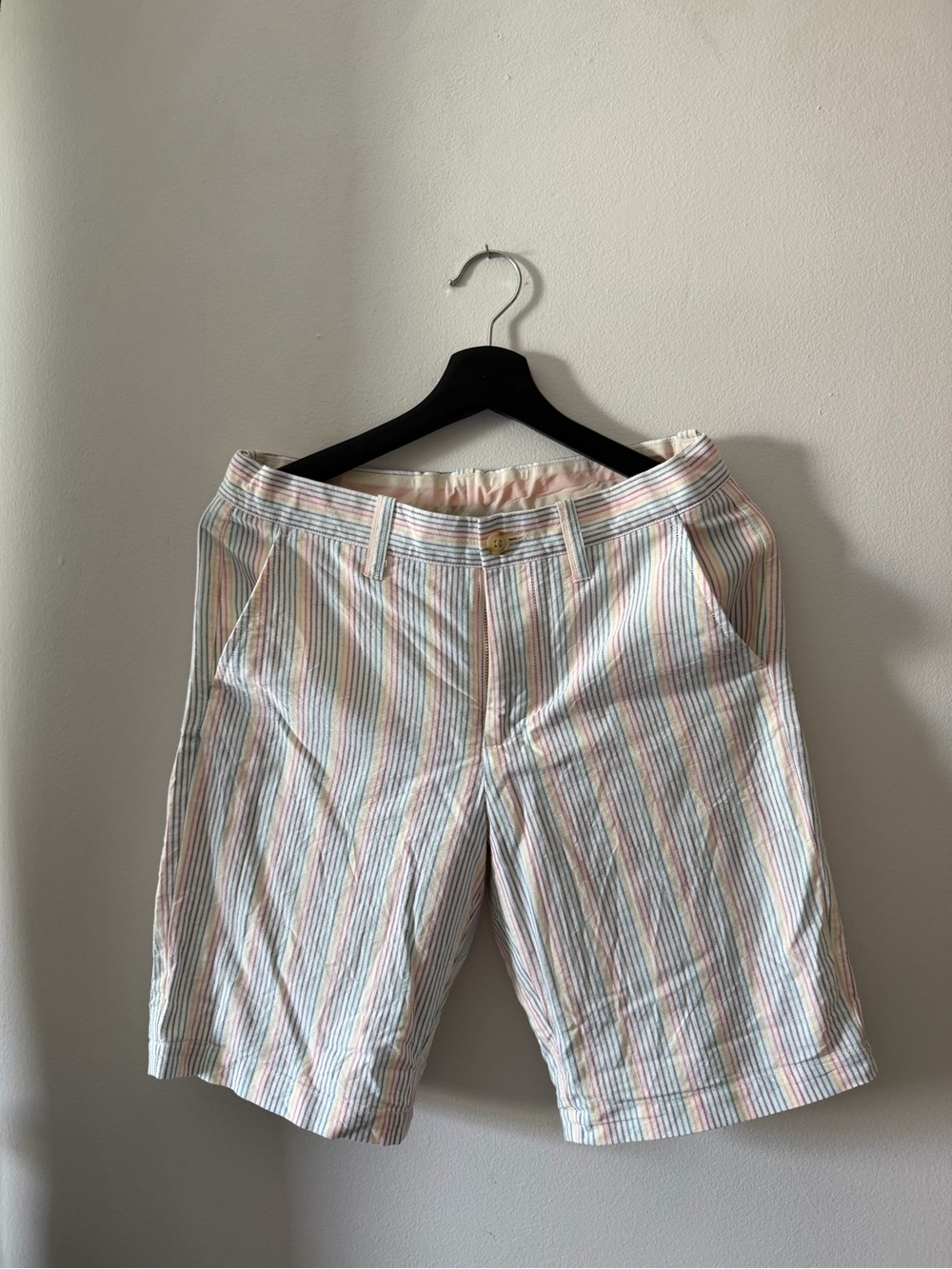 J. Crew Boys crewcuts seersucker rainbow shorts